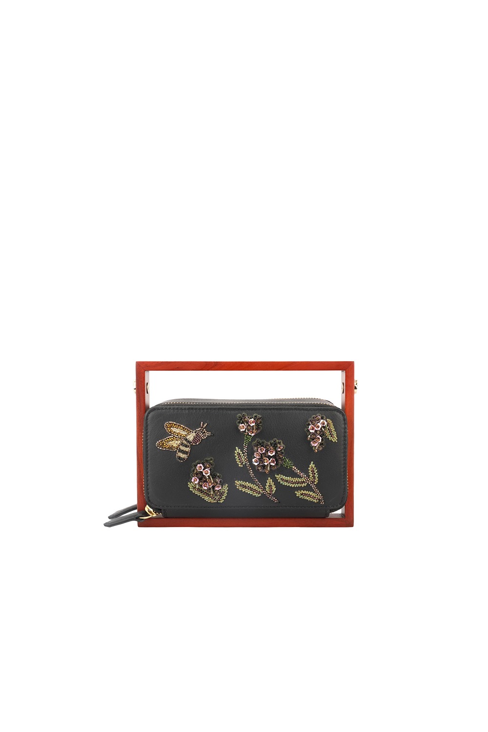 Charcoal Rectangle Clutch